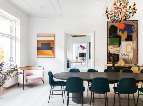 Home Tour: Inside Normann Copenhagen co-founder Poul Madsen's Colourful, Art-Filled Apartment
